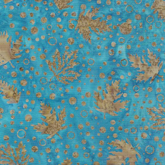 122419527 / Leaves and Dots-Blue Waterfall