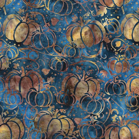 122415570 / Pumpkin Swirl-Blue Cornflower