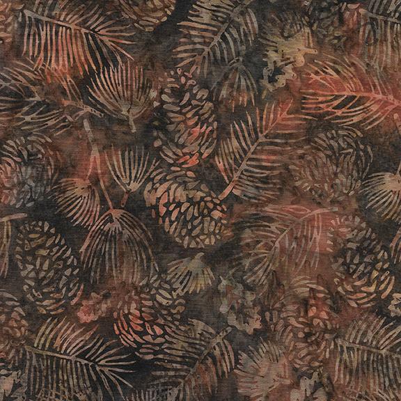 122414075 / Pinecone and Needles-Brown Russet