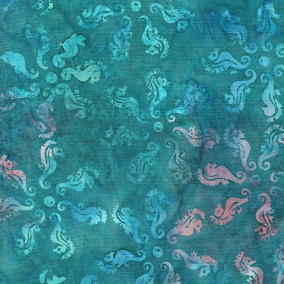 922404960 / Seahorse Medallion-Teal