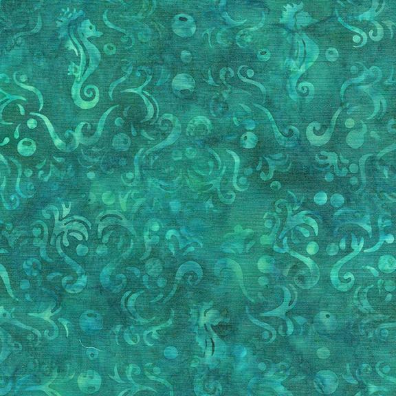 922405970 / Splash Medallion-Teal Parakeet