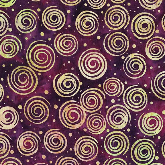 122464195 / Spiral Dots-Pink Sangria