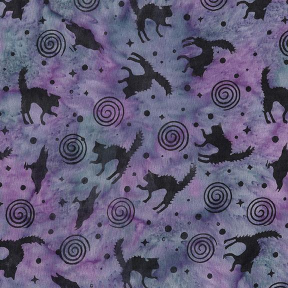 122463455 / Cats and Raven-Purple Pansy