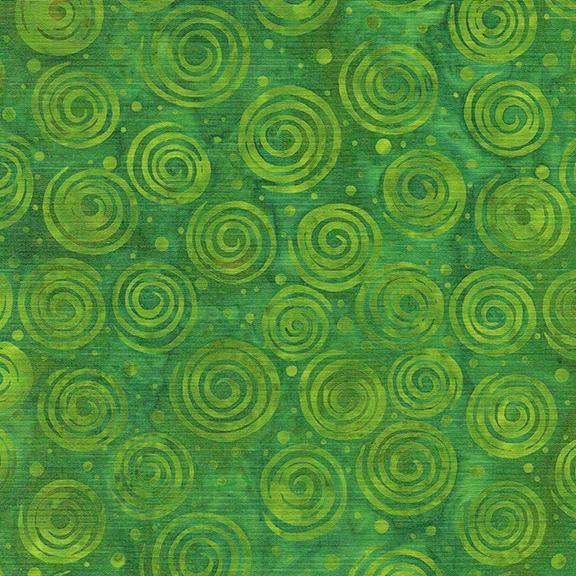 122464633 / Spiral Dots-Green Apple