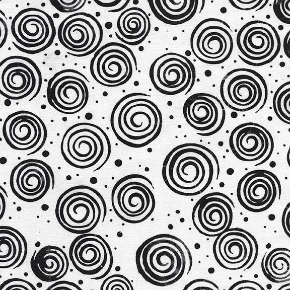 122464700 / Spiral Dots-White