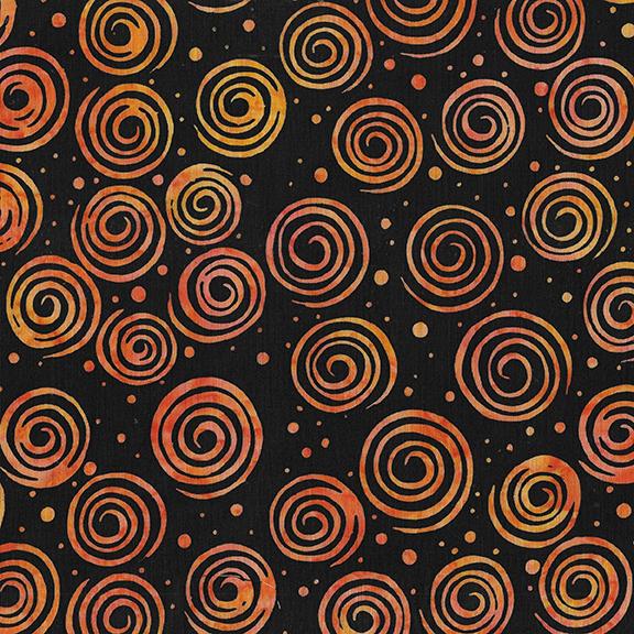 122464795 / Spiral Dots-Black