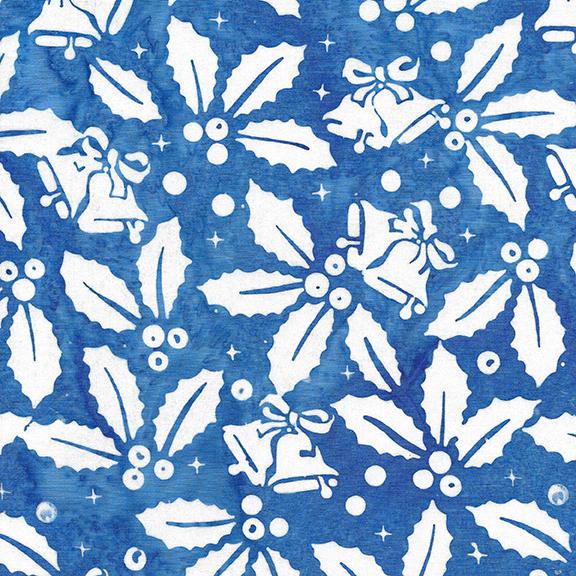 122408575 / Holly & Bells-Blue Marine