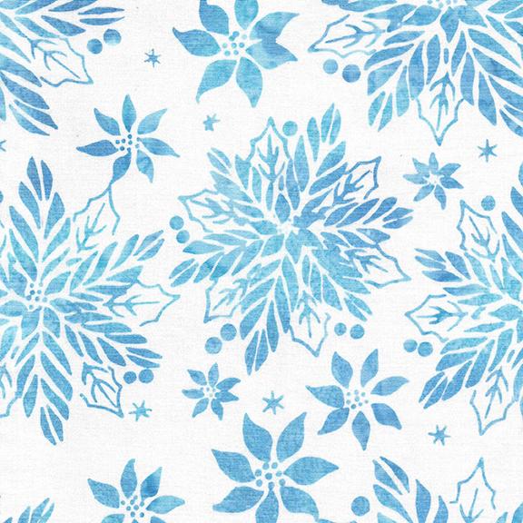 122402700 / Poinsettia Floral-White