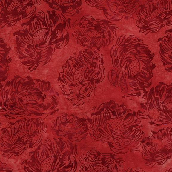 122525335 / Tossed Medium Flowers Red Coral
