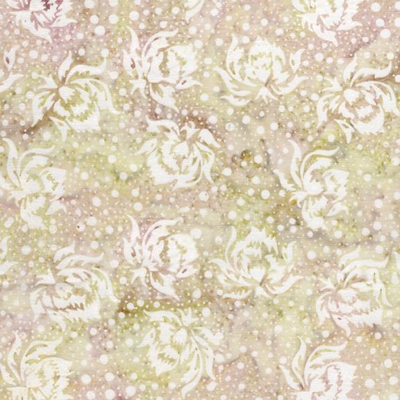 122529038 / Flowers and Dots Neutral Alabaster