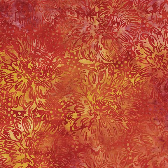 122524810 / Large Dahlias Multi Pink Orange Sunset