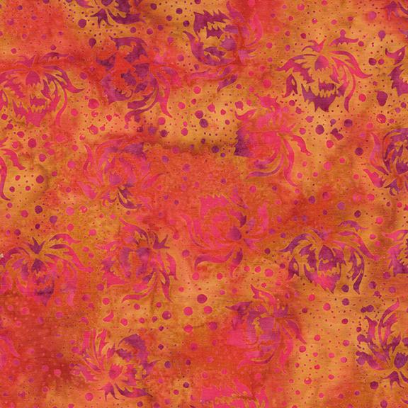 122529816 / Flowers and Dots Multi Pink Purple Orange