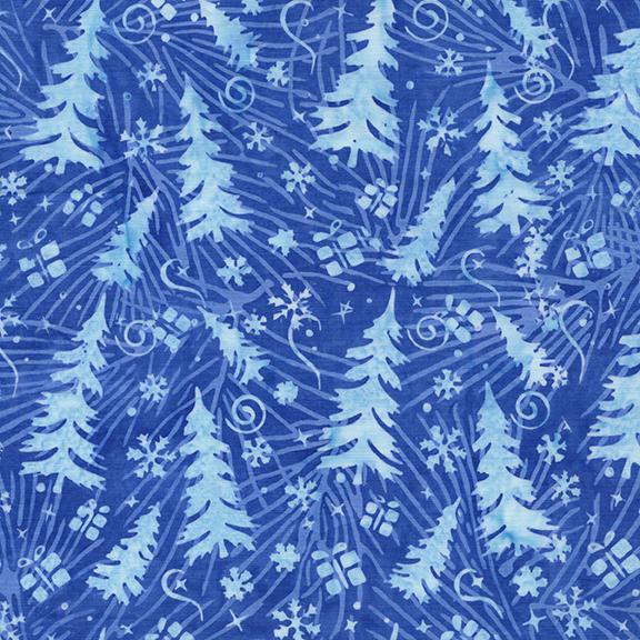 122507545 / Trees and Presents Blue Bluebird