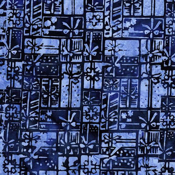 122512570 / Wrapped Presents Blue Cornflower