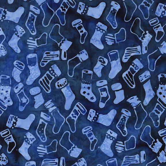 122516575 / Christmas Stockings Blue Marine