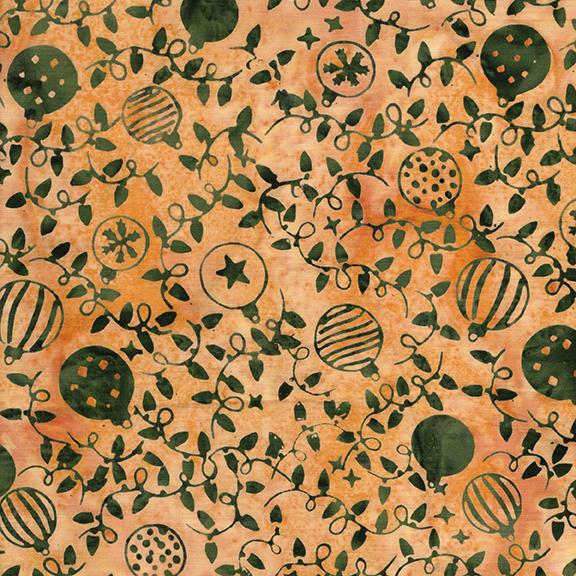122508262 / Ornaments and Vines Gold Straw
