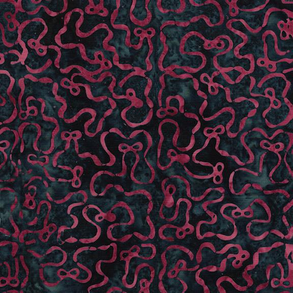 522502585 / Ribbon Meander with Bows Blue Navy
