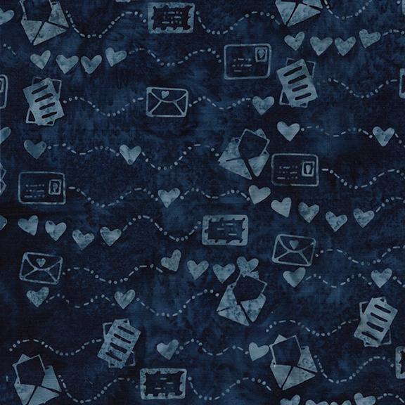 522506585 / Air Mail Love Blue Navy