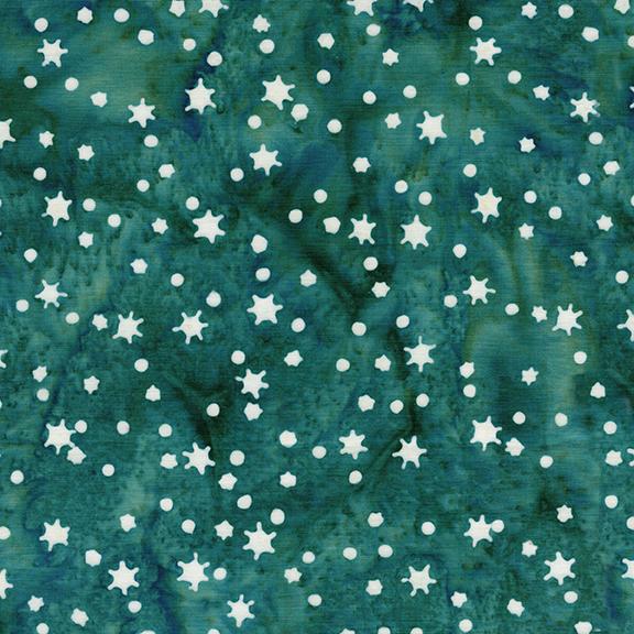 822506930 / Retro Stars Teal Carribbean
