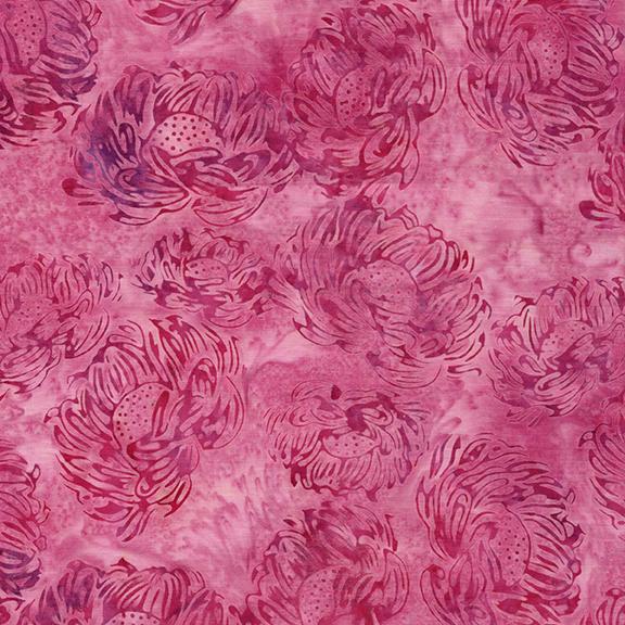 122525130 / Tossed Medium Flowers Pink Camelia
