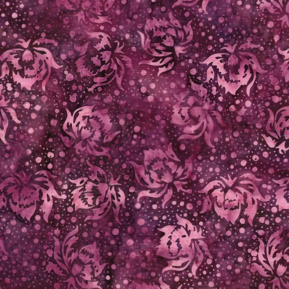 122529390 / Flowers and Dots Red Burgundy
