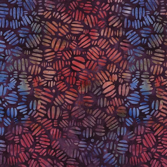 222503460 / Striped Circles Purple Hyacinth