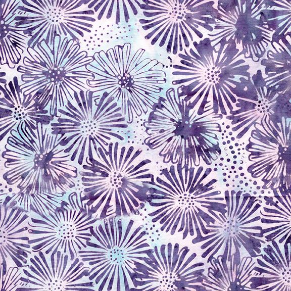 122531100 / Large Daisies and Dots Pink Tea Rose