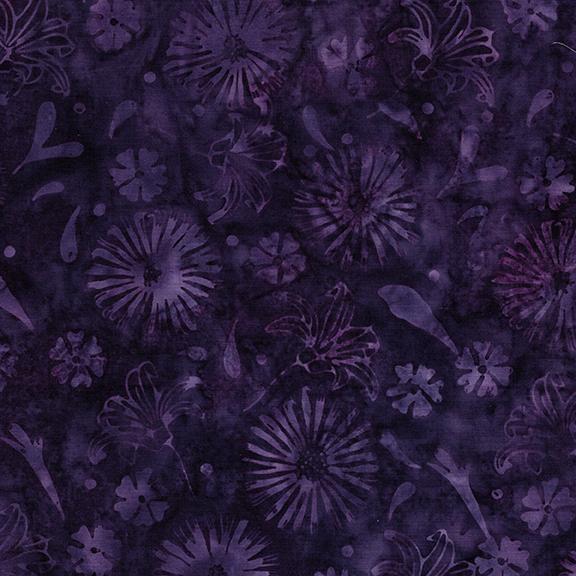 122532460 / Medium Daisies and Lillies Purple Hyacinth