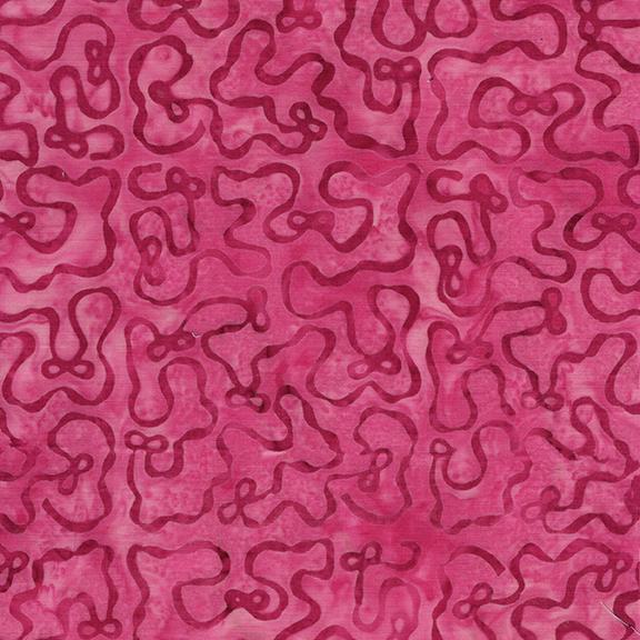 522502145 / Ribbon Meander with Bows Pink Raspberry