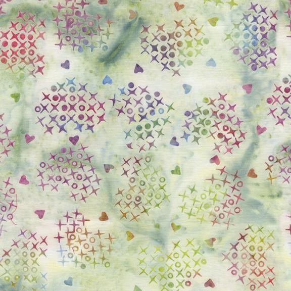522503003 / Cross Stitch Hearts Neutral Cream