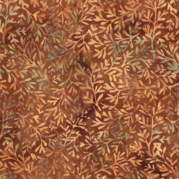 122545075 / Tossed Vines Brown Russet
