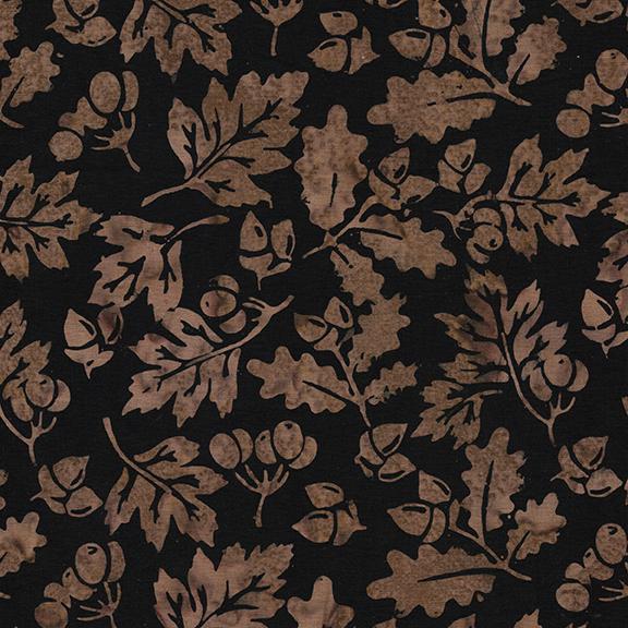 122542795 / Acorns and Leaves Black