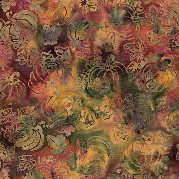 122541805 / Tossed Pumpkins Multi Orange Brown Citrine