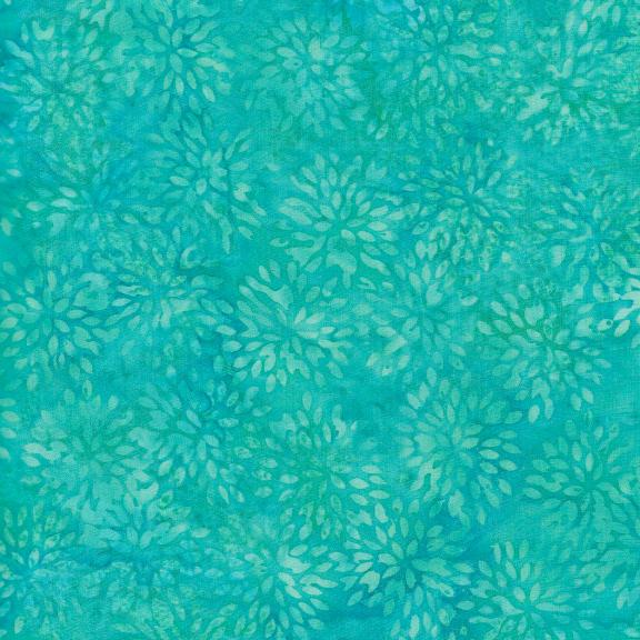 Small Pointed Floral-Turquoise