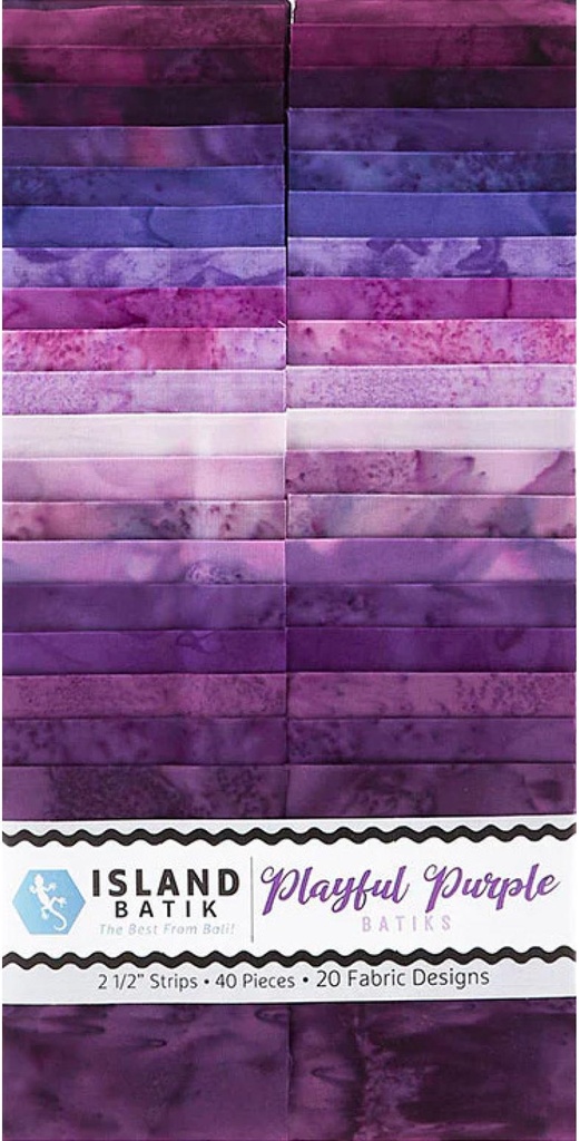 Playful Purple-SP / Playful Purple Batiks Strip Pack