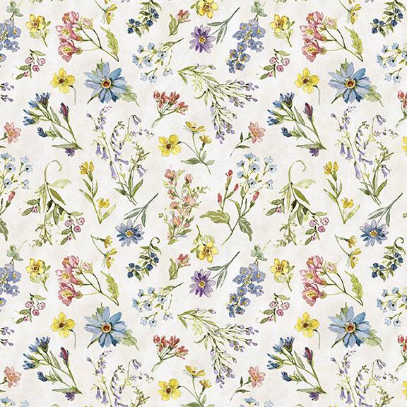 W105-023-046 / Wildflower Toss-Cream