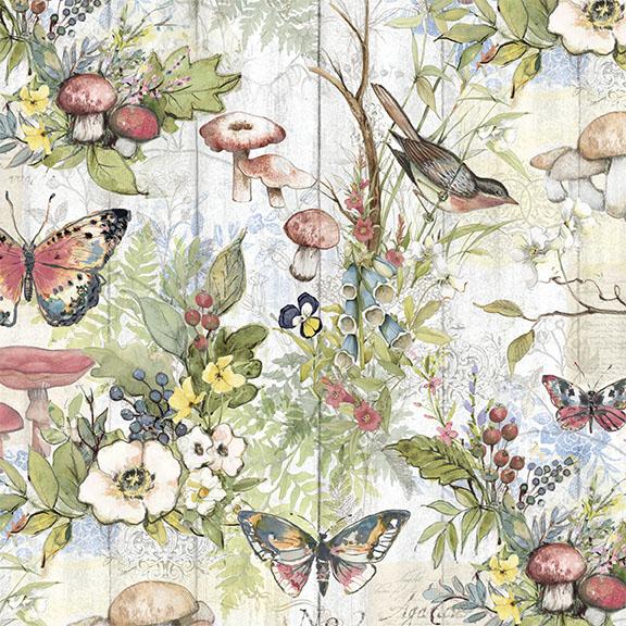 W105-021-063 / Birds & Butterflies-Multi