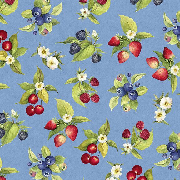 W105-012-553 / Fruit Toss-Blue