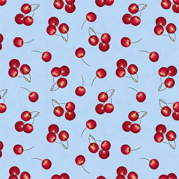 W105-014-553 / Cherries-Blue