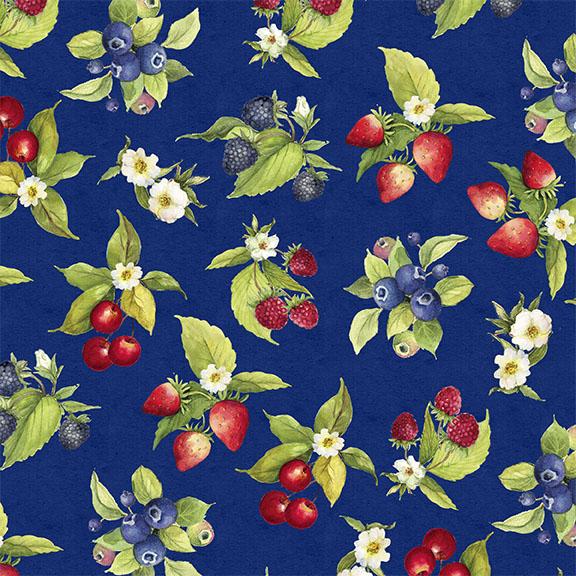 W105-012-573 / Fruit Toss-Navy