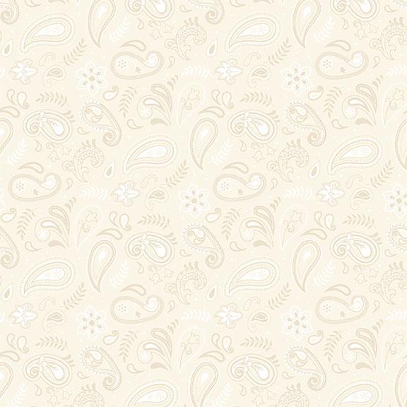 W140-007-025 / Paisley-Cream