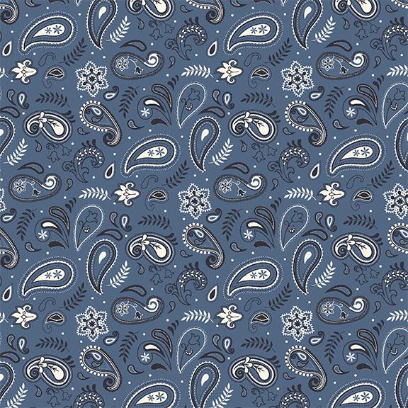 W140-007-505 / Paisley-Blue