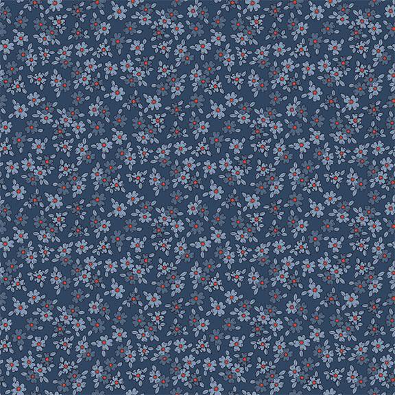 W140-008-553 / Small Floral-Blue