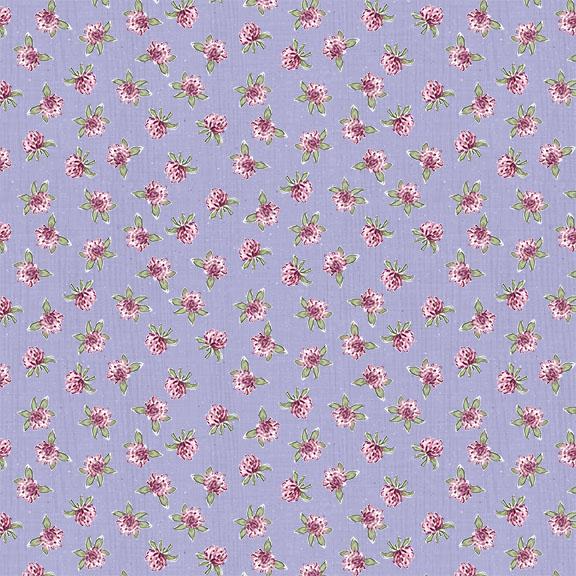 W115-006-416 / Pink Floral Toss-Purple
