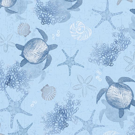 W145-003-517 / Sea Creatures-Blue