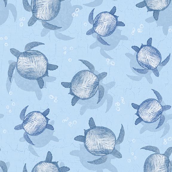 W145-004-517 / Sea Turtle Toss-Blue