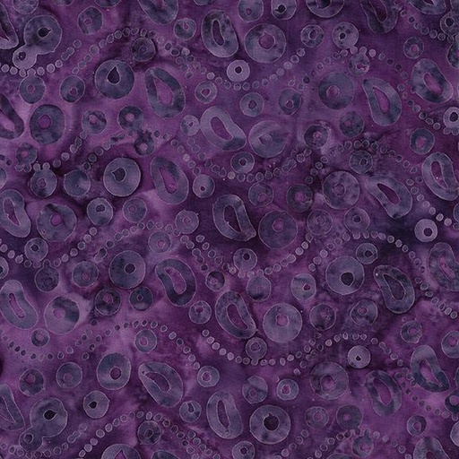 [322303455] Woodblock Drops-Purple Pansy