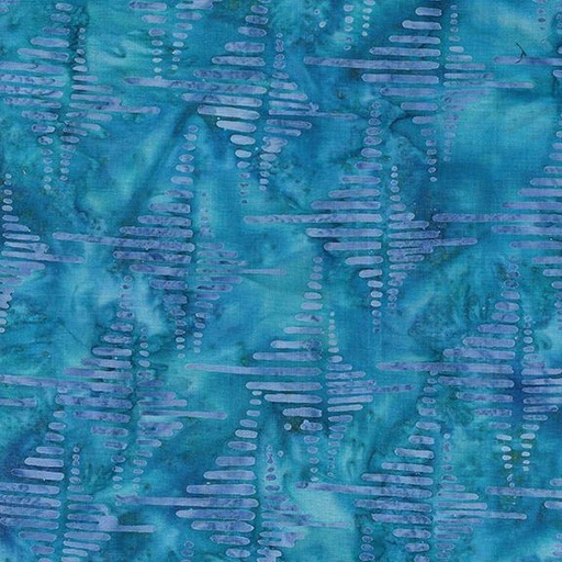 [322304950] 322304950 / Woodblock Lines-Teal Cerulean