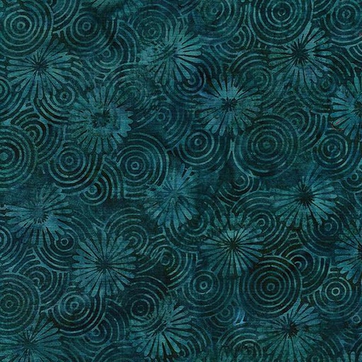 [122319999] 122319999 / Optic Flower-Teal Ravine