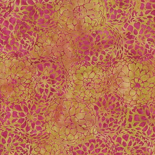 [122430810] Camellia Flower-Multi Pink Orange Sunset